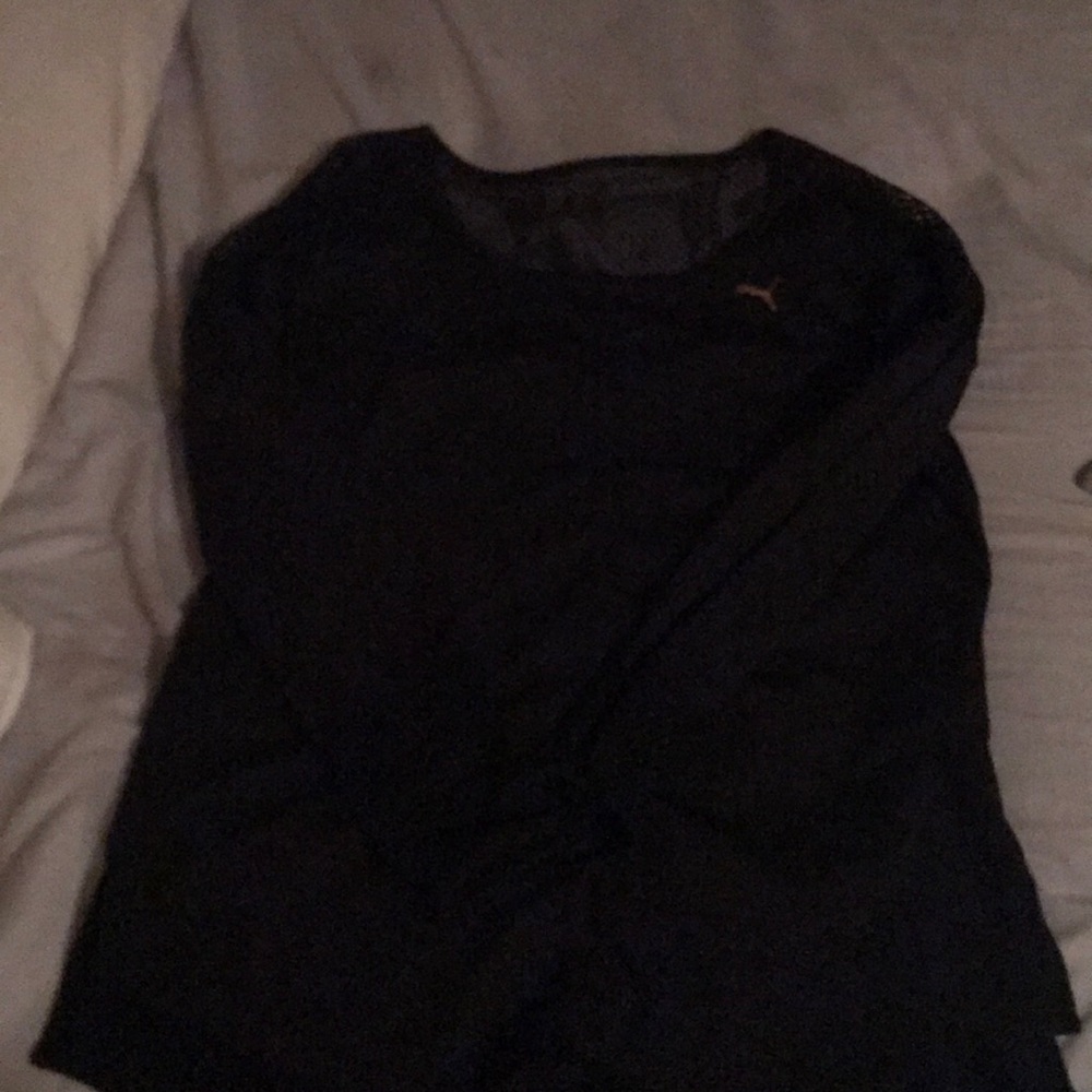 black mesh puma shirt!